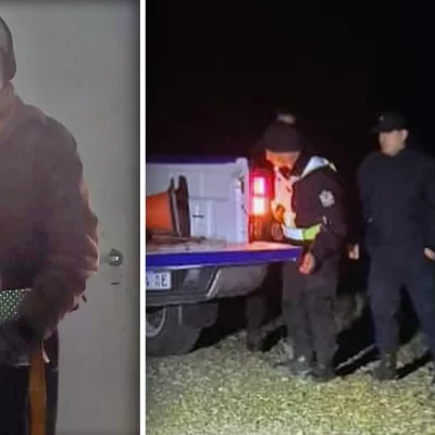 Un peregrino correntino fue asistido por la Policía Caminera en La Esperanza y continúa su travesía hacia Bariloche Un peregrino correntino fue asistido por la Policía Caminera en La Esperanza y continúa su travesía hacia Bariloche