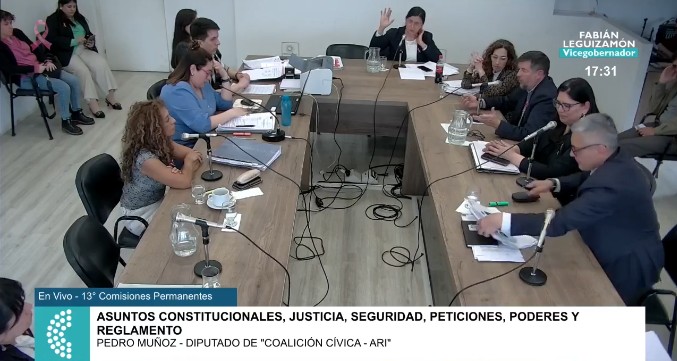  Pocos minutos después de los dichos de Luxen, Echazú tomó sus apuntes y se fue de la comisión.