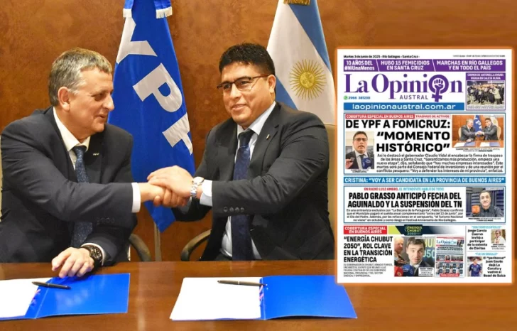 Llegó el día: se licitan las áreas que cedió YPF en Santa Cruz