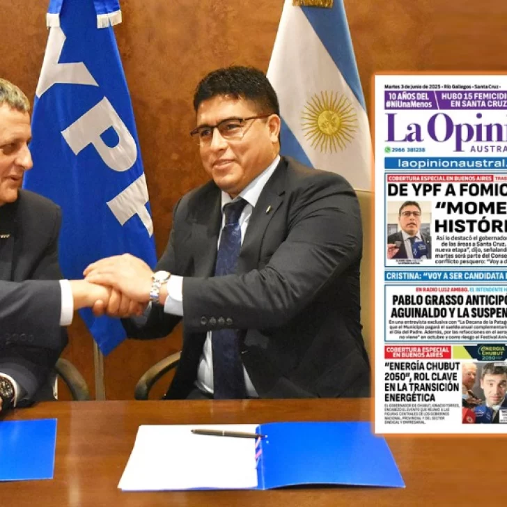 Llegó el día: se licitan las áreas que cedió YPF en Santa Cruz Llegó el día: se licitan las áreas que cedió YPF en Santa Cruz