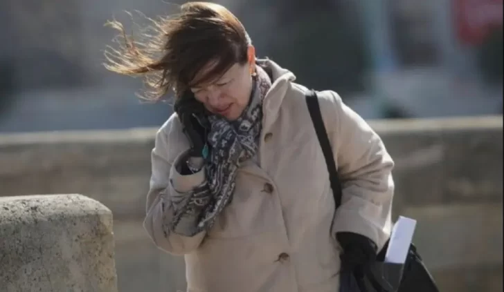 Alerta por viento en un sector costero de Santa Cruz para este miércoles