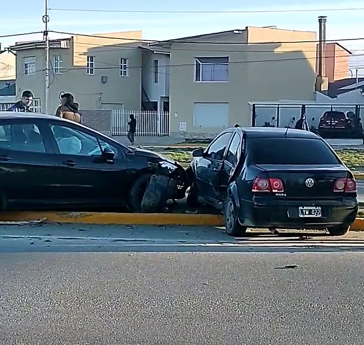 Los rodados tras el incidente. FOTO: CONTRAPUNTO