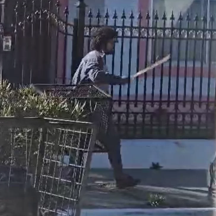Video. Tensión en Puerto Deseado: la policía redujo a un hombre armado con un machete Video. Tensión en Puerto Deseado: la policía redujo a un hombre armado con un machete
