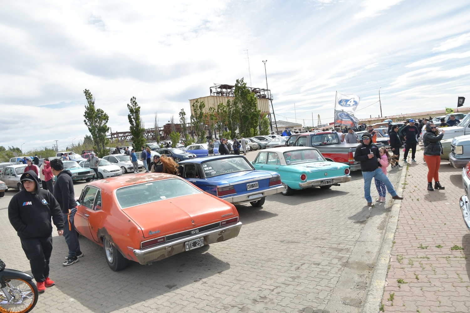  El Encuentro Multimarca se desarrolló en la costanera de Río Gallegos. Foto: Juan Palacios/La Opinión Austral