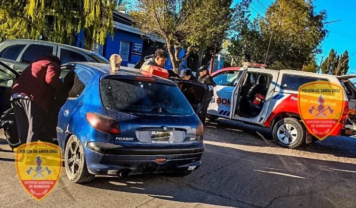 Fuerte choque en Puerto San Julián: una mujer debió ser hospitalizada