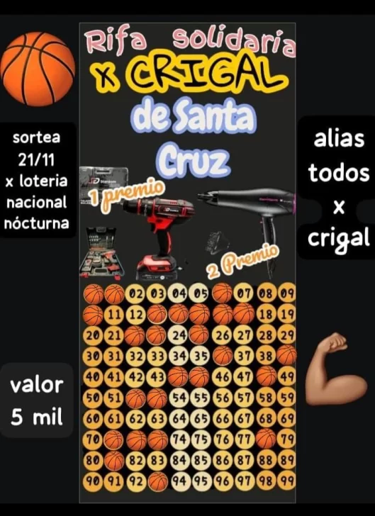 CRIGAL busca fondos para la definición del Final Four: rifa $5.000