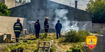 Quema de residuos movilizó a bomberos en Río Gallegos: “La prevención es la mejor herramienta”