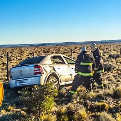 Un joven de Las Heras murió al volcar con su auto en la ruta cerca de Perito Moreno