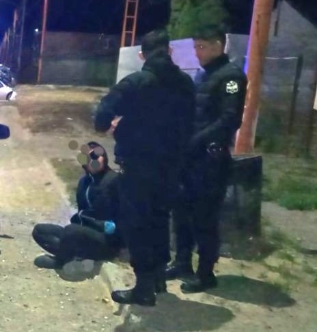  El acusado tras ser detenido por la Policía. FOTO: PERIÓDICO LAS HERAS