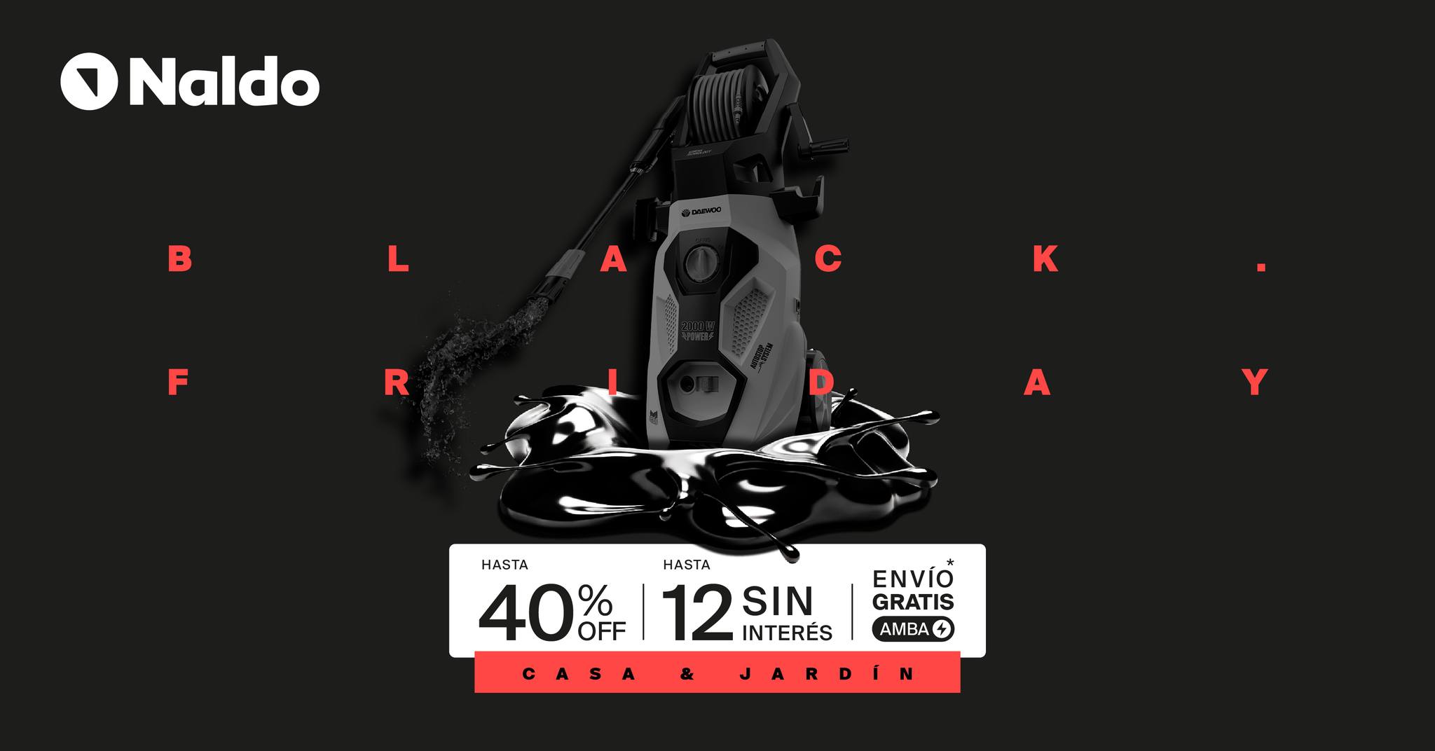 Continúa Black Friday en Naldo: Aprovechá descuentos de hasta 40% OFF y 12 cuotas sin interés