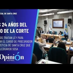 Pasaron a comisiones el proyecto para restituir el cargo de Procurador de la Justicia de Santa Cruz