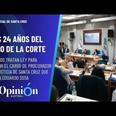 Pasaron a comisiones el proyecto para restituir el cargo de Procurador de la Justicia de Santa Cruz Pasaron a comisiones el proyecto para restituir el cargo de Procurador de la Justicia de Santa Cruz