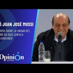 Murió Juan José Mussi: su discurso sobre la unidad del peronismo en 2022 junto a Cristina Kirchner