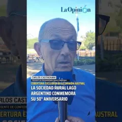 Carlos Castagnani presente en el 50° aniversario de la Sociedad Rural Lago Argentino
