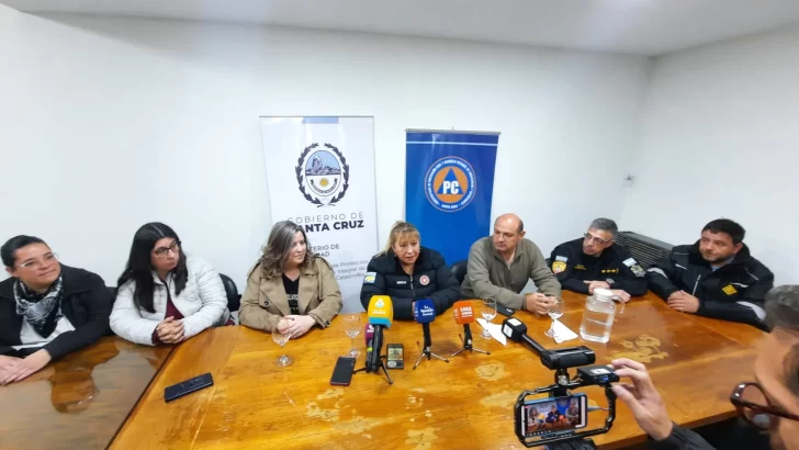 Santa Cruz activó el COE ante vientos que podrían superar los 130 km/h