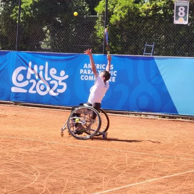 Ian Davidson ganó su primer compromiso en singles en el Parapanamericano de Chile