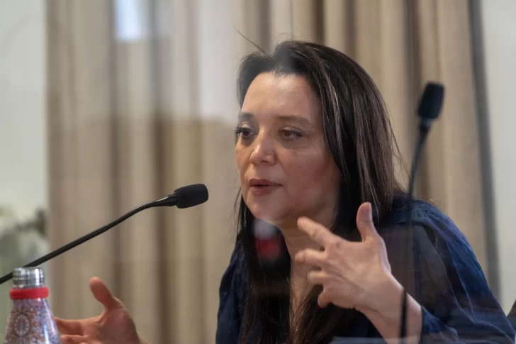  Zuvic respondiendo sobre la solicitud de Barbitta. FOTO: LEANDRO FRANCO/ LA OPINIÓN AUSTRAL