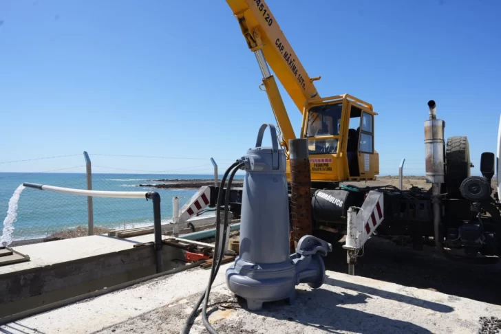 Caleta Olivia refuerza su sistema de agua ante emergencia hídrica: inversión de más de $80 millones en bomba de ósmosis inversa