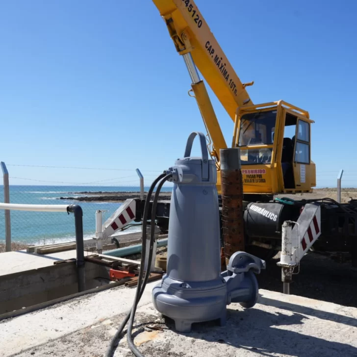 Caleta Olivia refuerza su sistema de agua ante emergencia hídrica: inversión de más de $80 millones en bomba de ósmosis inversa