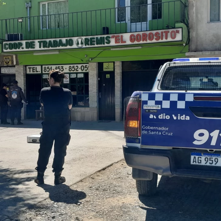 Un detenido tras violento altercado entre un extrabajador y un chofer de una remisería de Caleta Olivia
