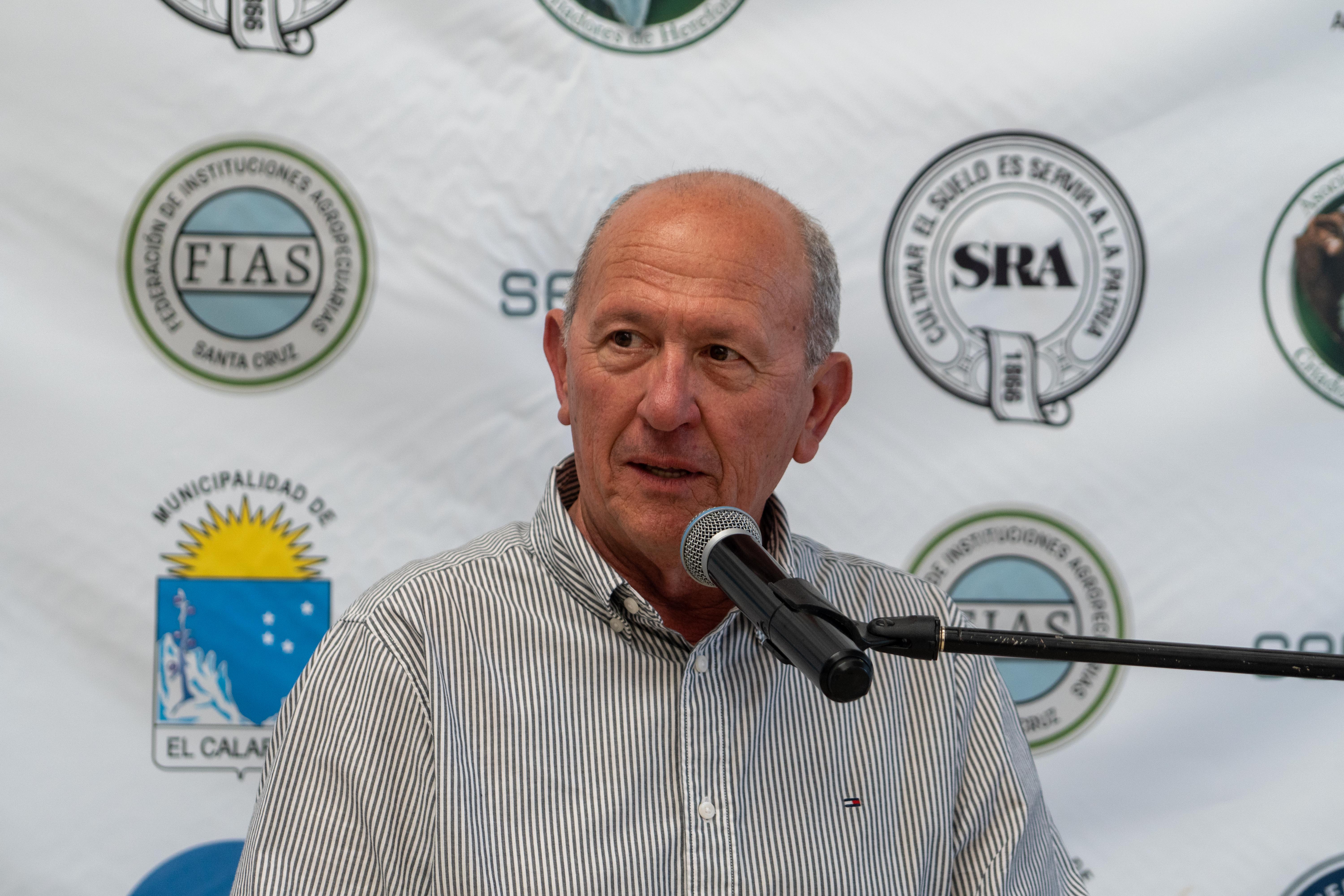  Carlos Castagnani, presidente de Confederaciones Rurales Argentinas (CRA). Foto: Leandro Franco/La Opinión Austral