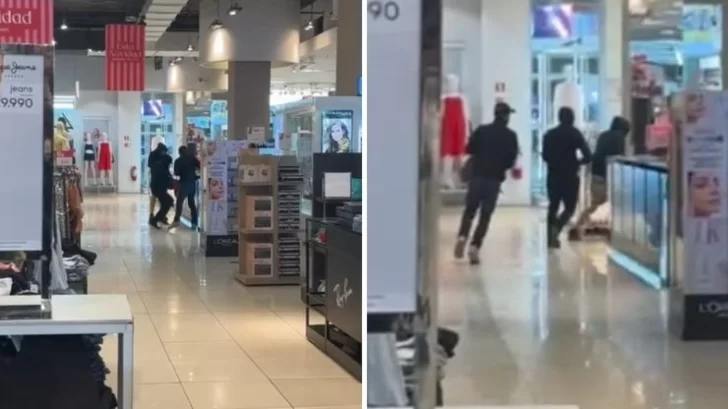 Pánico en Mall Arauco Maipú: delincuentes realizan violento asalto a disparos en una tienda