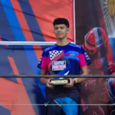 Thiago Díaz hizo podio tras una remontada áspera y se metió en la Copa de Oro de IAME Series