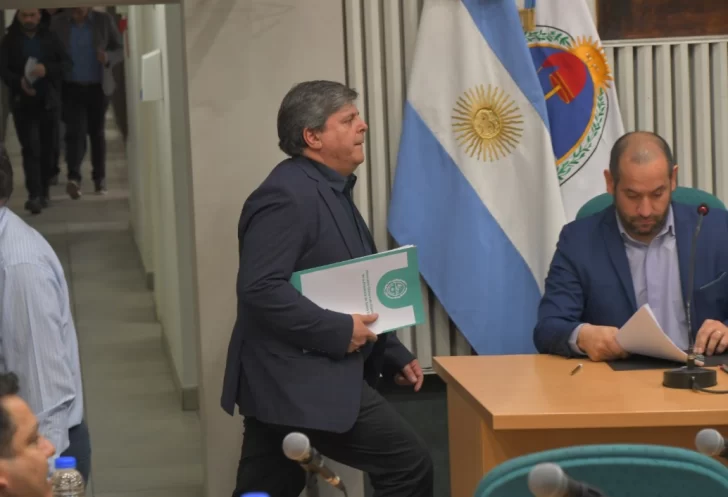  El vicegobernador Fabián Leguizamón, presidente de la Cámara de Diputados. (Foto: José Silva/La Opinión Austral).