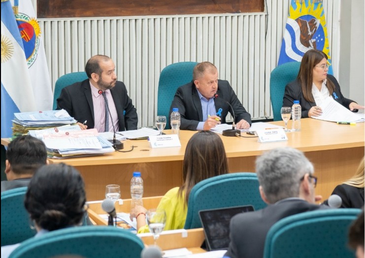  La sesión ordinaria estuvo presidida por el diputado Víctor Jara.