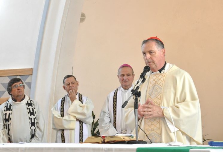  Se llevaron adelante distintas actividades en la Casa Salesiana de Junín de los Andes, acompañados por el cardenal Ángel Fernández Artime. (FOTO: AICA).