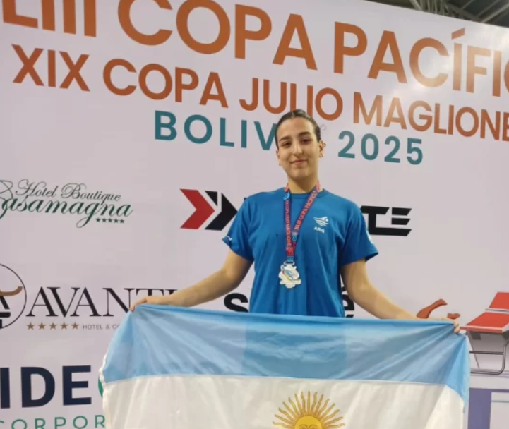 Dana García y Joaquín Zuleta, los nadadores de Hispano que pusieron a Río Gallegos en el mapa de la natación juvenil