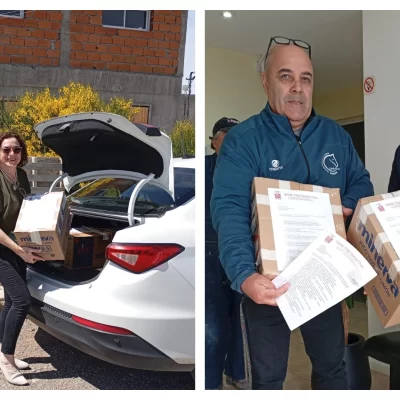 80 nuevas lecturas para Koluel Kaike: SADE Santa Cruz donó libros de escritores locales a la biblioteca