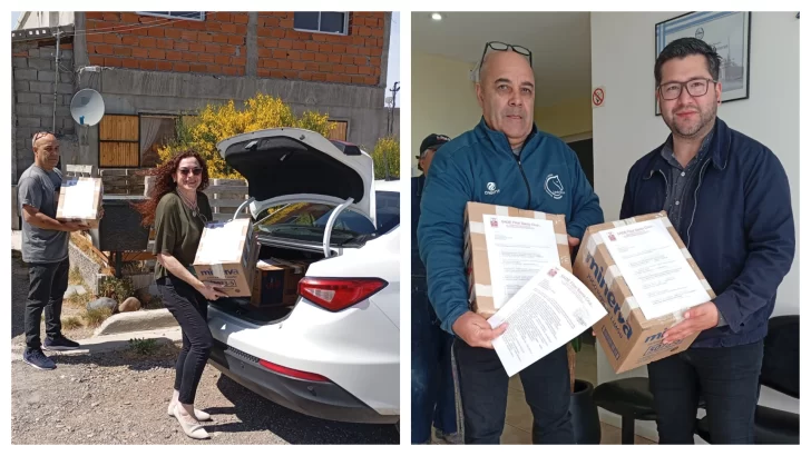 80 nuevas lecturas para Koluel Kaike: SADE Santa Cruz donó libros de escritores locales a la biblioteca