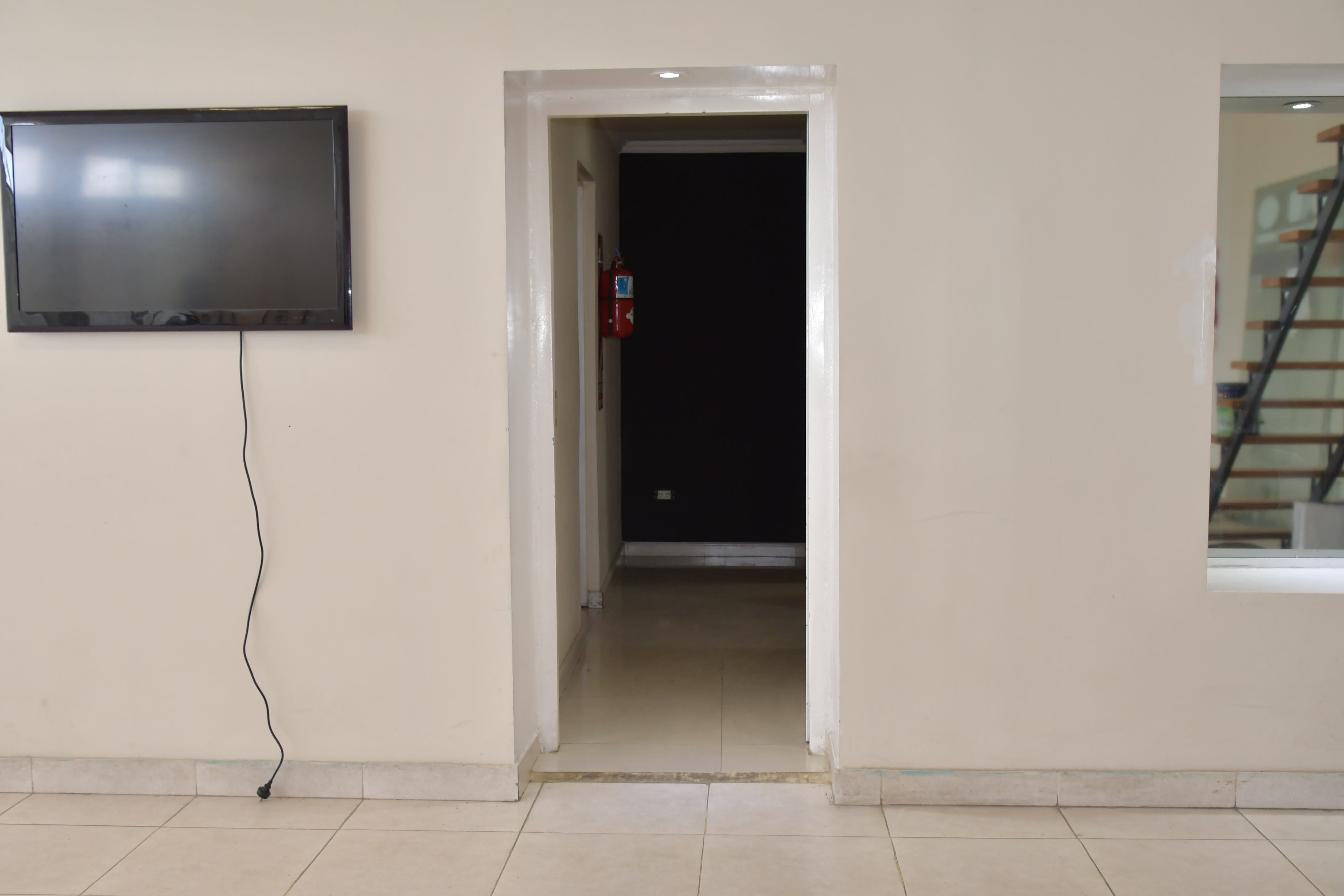  El pasillo donde ocurrió el hecho. FOTO: JOSÉ SILVA/LA OPINIÓN AUSTRAL