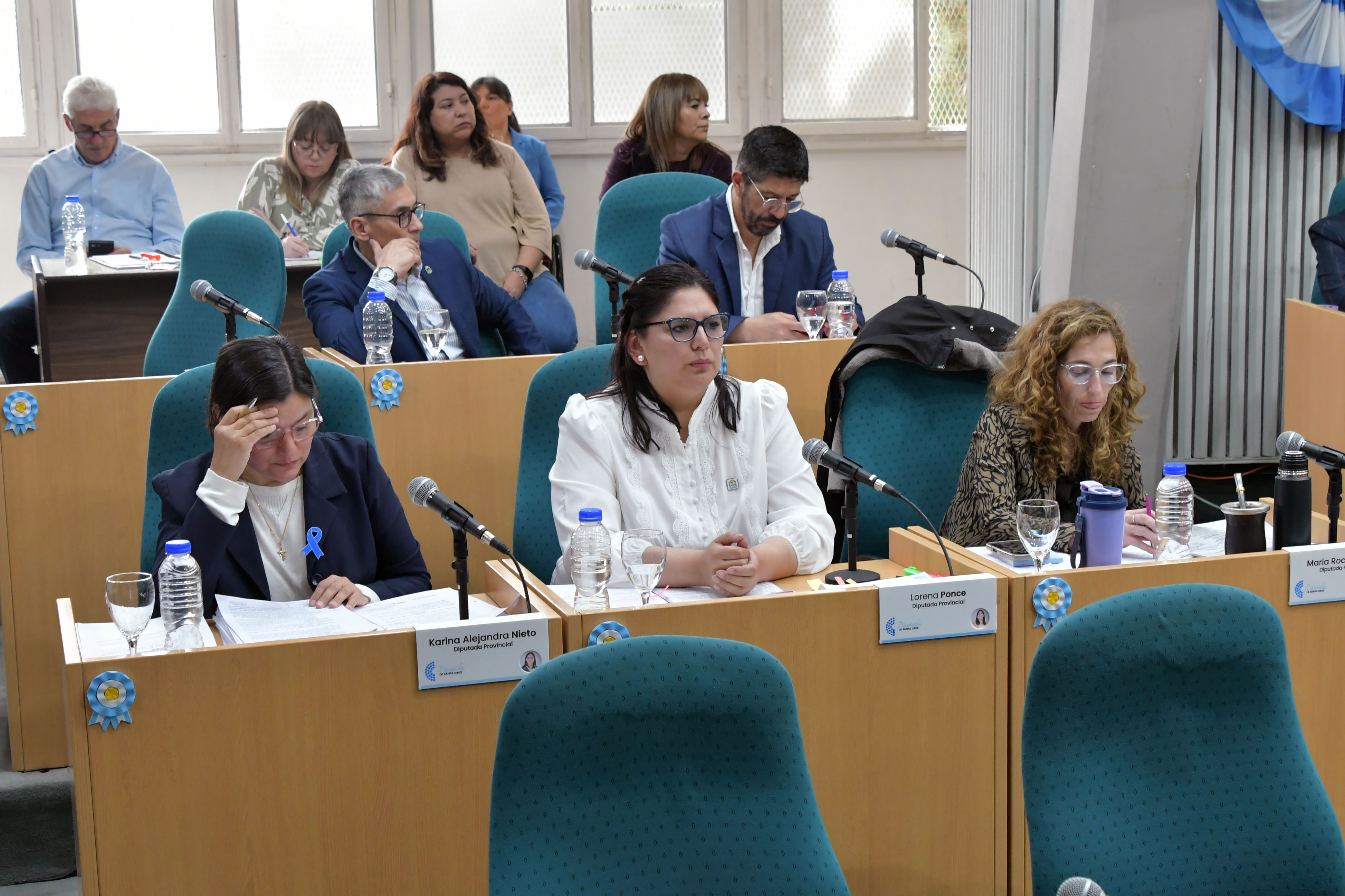  El bloque de Unión por la Patria estuvo presente sin ausencias. (Foto: José Silva/La Opinión Austral).