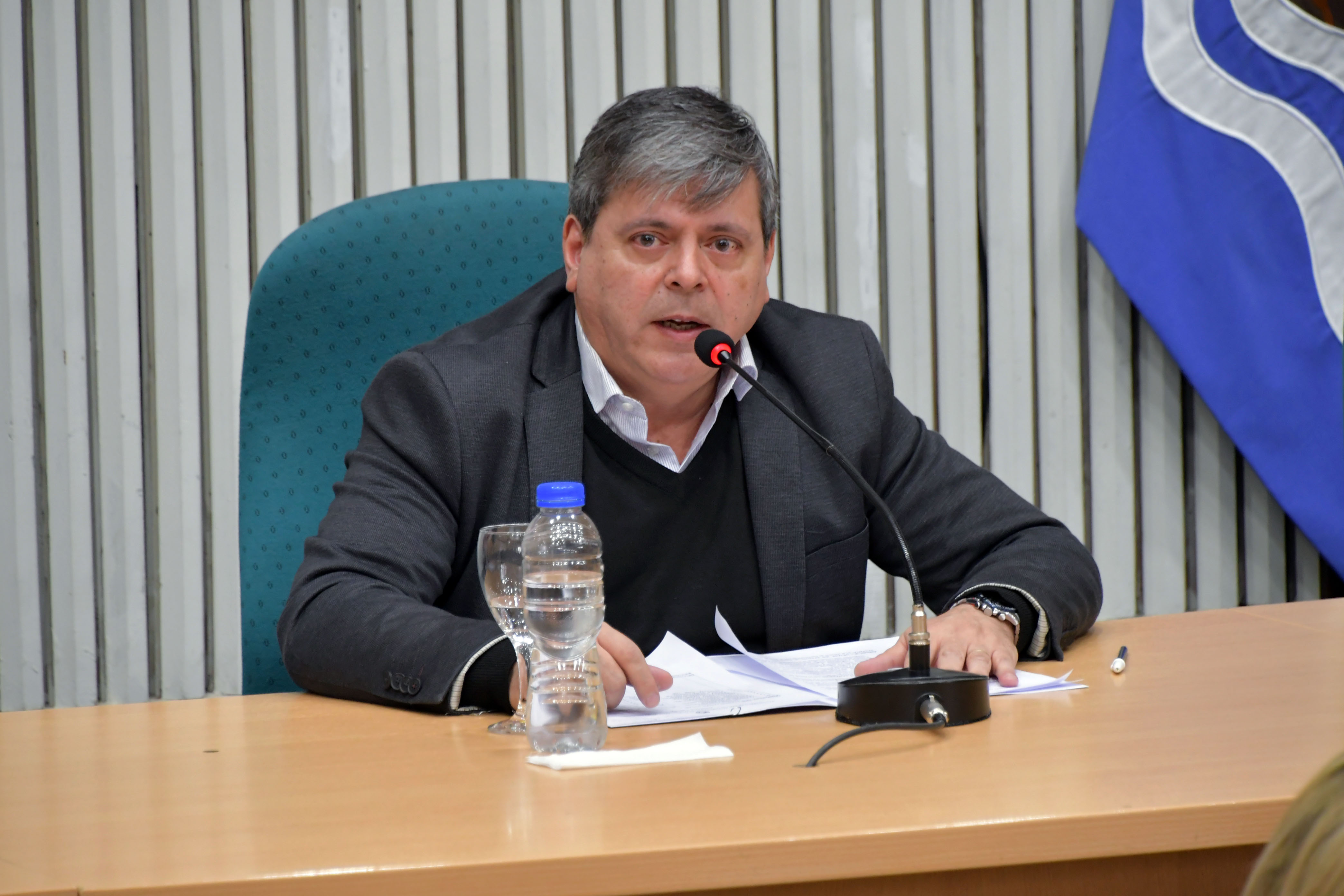  Leguizamón indicó que la Legislatura Provincial redujo en un 4% el gasto en pauta publicitaria comparado con el 5% utilizado durante gestiones anteriores kirchneristas. (Foto: José Silva/La Opinión Austral).