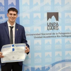 La historia del ingeniero químico de la UNPA, Enzo Trujillo: “Si no fuera por la universidad pública, hoy no podría tener un título”