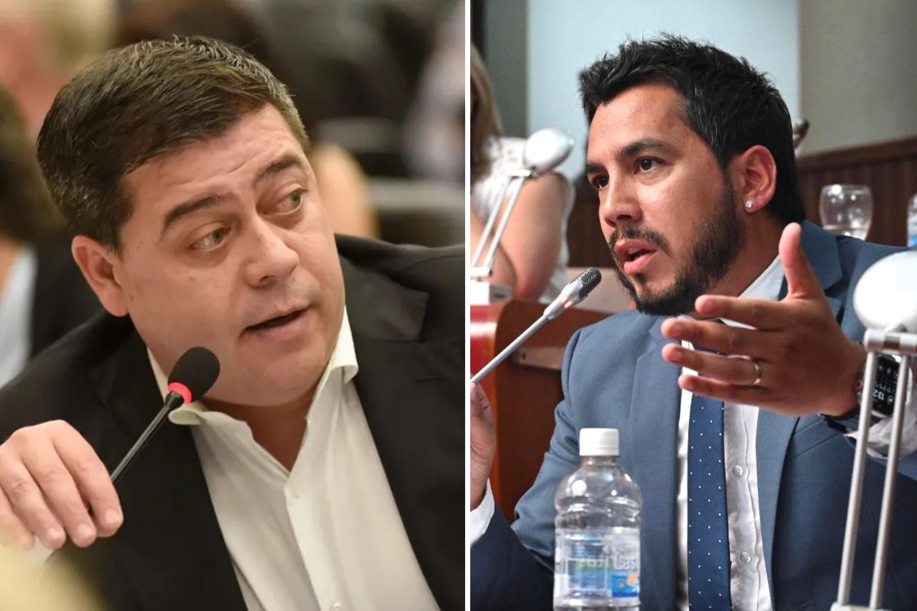  César Treffinger (LLA) y Emanuel Coliñir (La Cámpora), en contra del proyecto de ampliación de permisos de pesca.