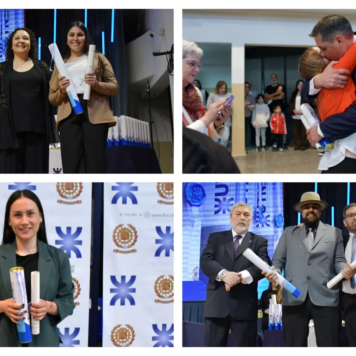 124 profesionales recibieron sus títulos en la UTN-FRSC: “Esto es desarrollo y crecimiento”