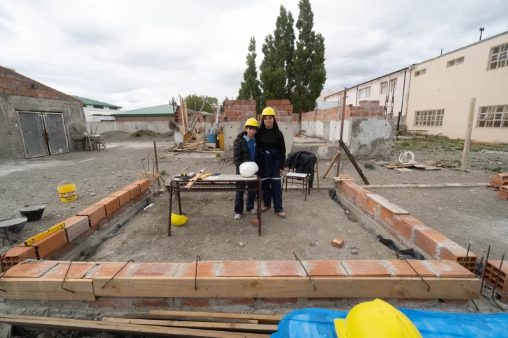  Tiara Barría y Oriana Aranda del Industrial N° 4. FOTOS: LEANDRO FRANCO/ LA OPINIÓN AUSTRAL