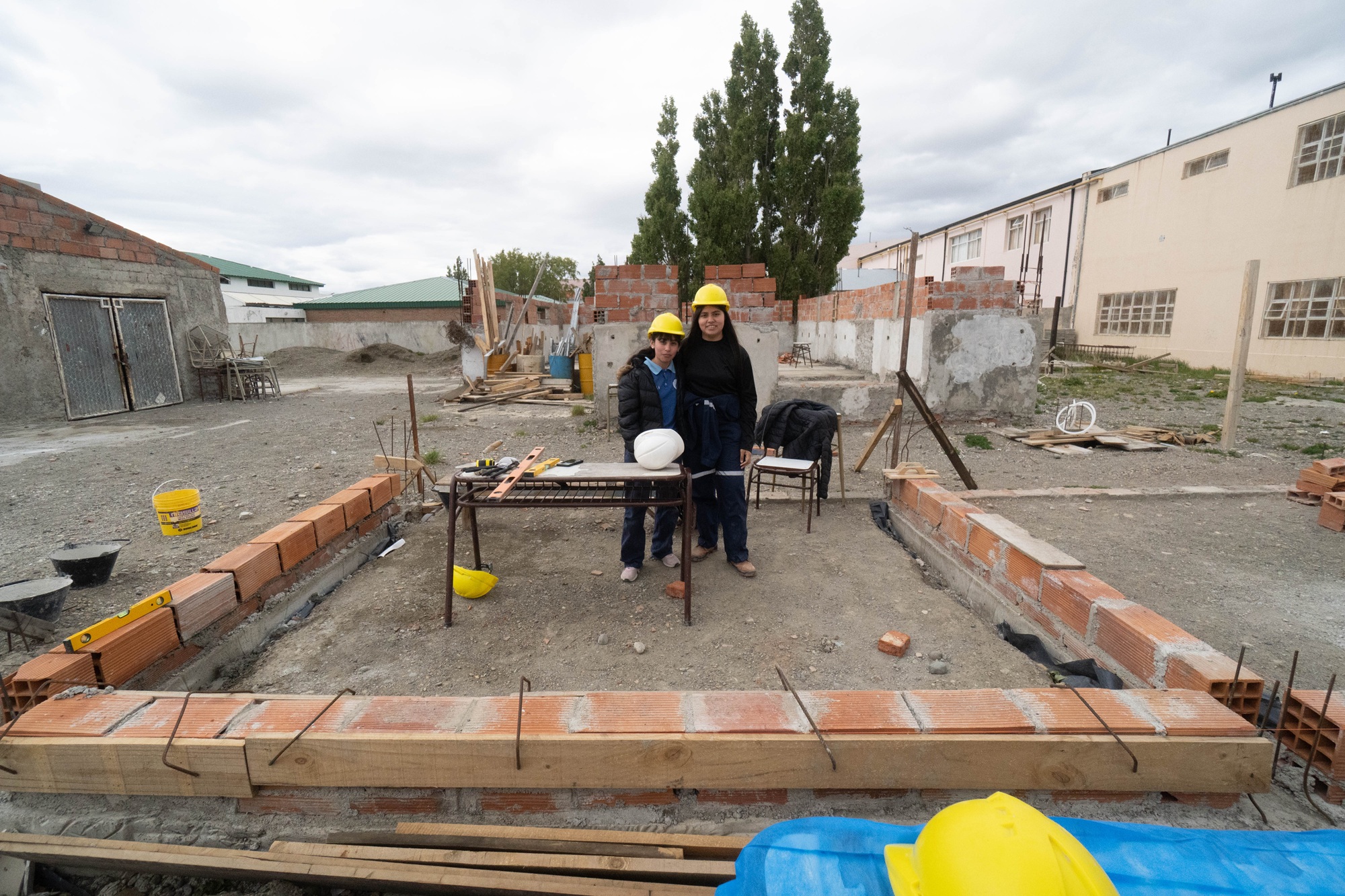  Tiara Barría y Oriana Aranda del Industrial N° 4. FOTOS: LEANDRO FRANCO/ LA OPINIÓN AUSTRAL