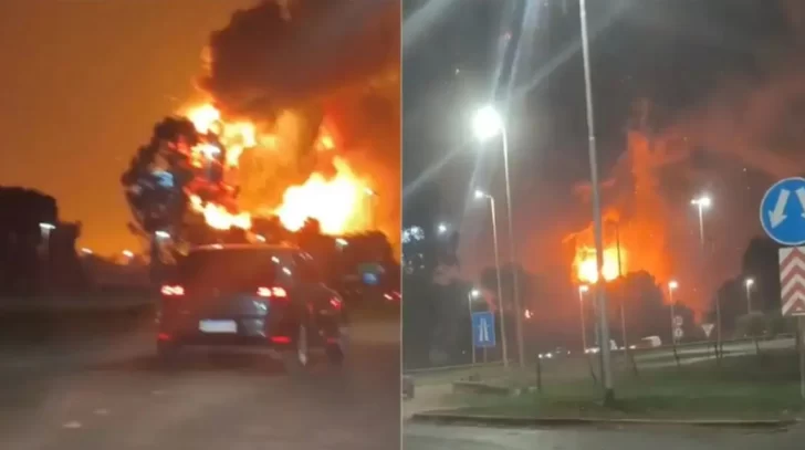 Impactante explosión en el Polo Industrial de Ezeiza: “Muy confuso”