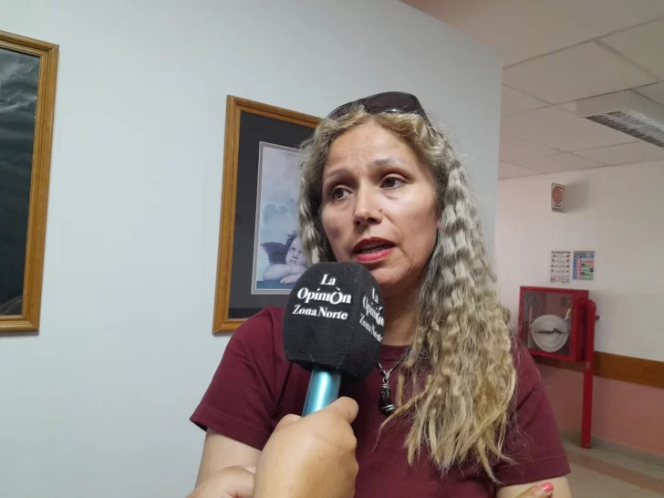  Virginia, la madre de Franco. FOTO: TAMARA MORENO/LA OPINIÓN AUSTRAL.