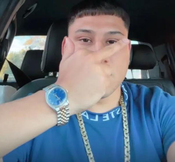  La última selfie que Axel Araneda se sacó antes del choque en el que murieron cuatro personas.