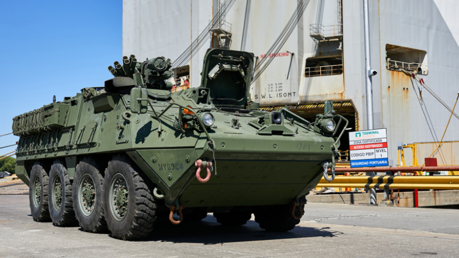 Llegaron a la Argentina los primeros blindados Stryker 8&#215;8: fueron adquiridos en Estados Unidos para modernizar el Ejército