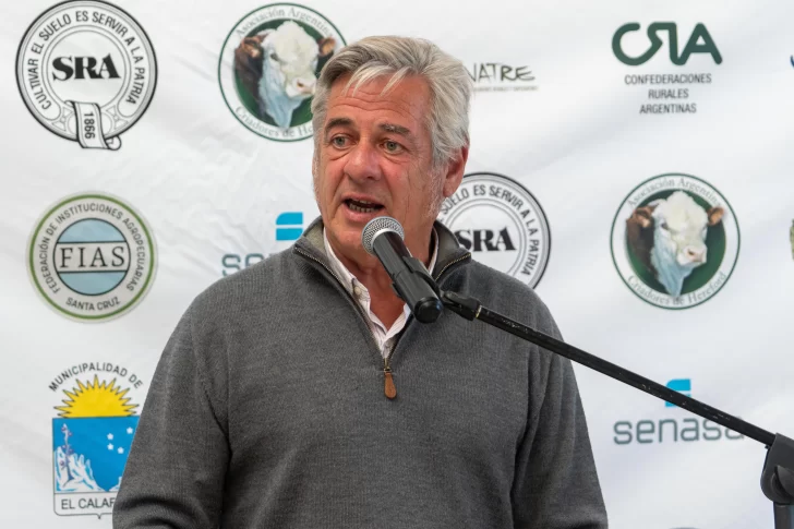 Nicolás Pino, presidente de la Sociedad Rural Argentina. Foto: Leandro Franco/La Opinión Austral