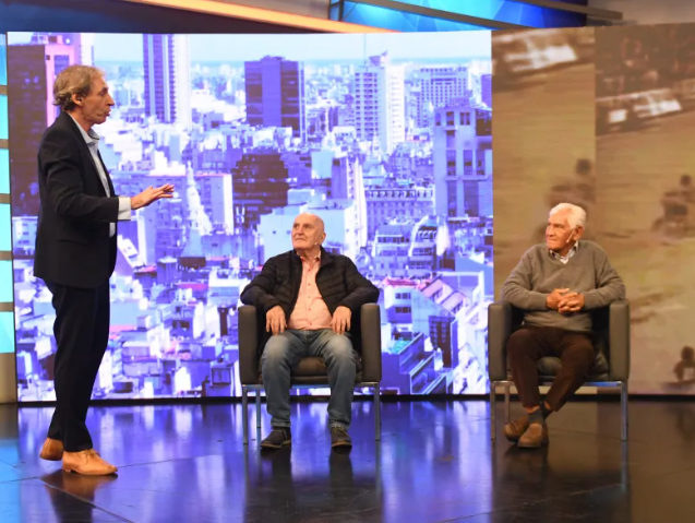  Pancho Sa y Eduardo Maglioni en Crónica. (Crónica/Pablo Villán)