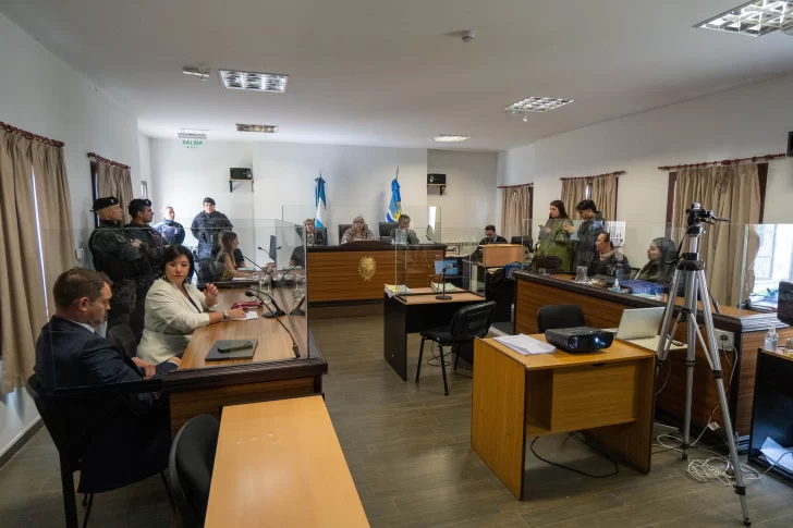  La sala durante la jornada en la que se dio a conocer la sentencia. FOTO: LEANDRO FRANCO/ LA OPINIÓN AUSTRAL