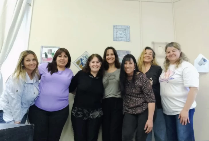  Bettina Muruzábal junto a las participantes del taller 