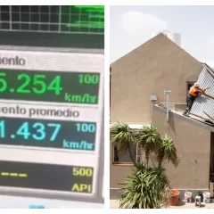 Ráfagas desde 150 a 215 km/h azotaron a Chubut